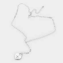 Load image into Gallery viewer, Necklace - Metal Heart Lock
